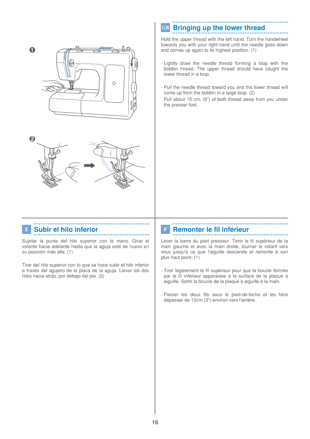 Euro-Pro 7500 instruction manual +00 