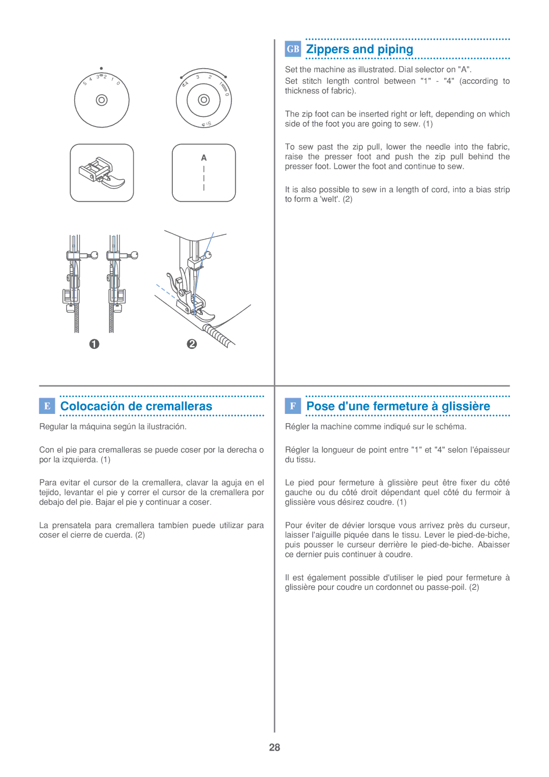 Euro-Pro 7500 instruction manual 40H7B 