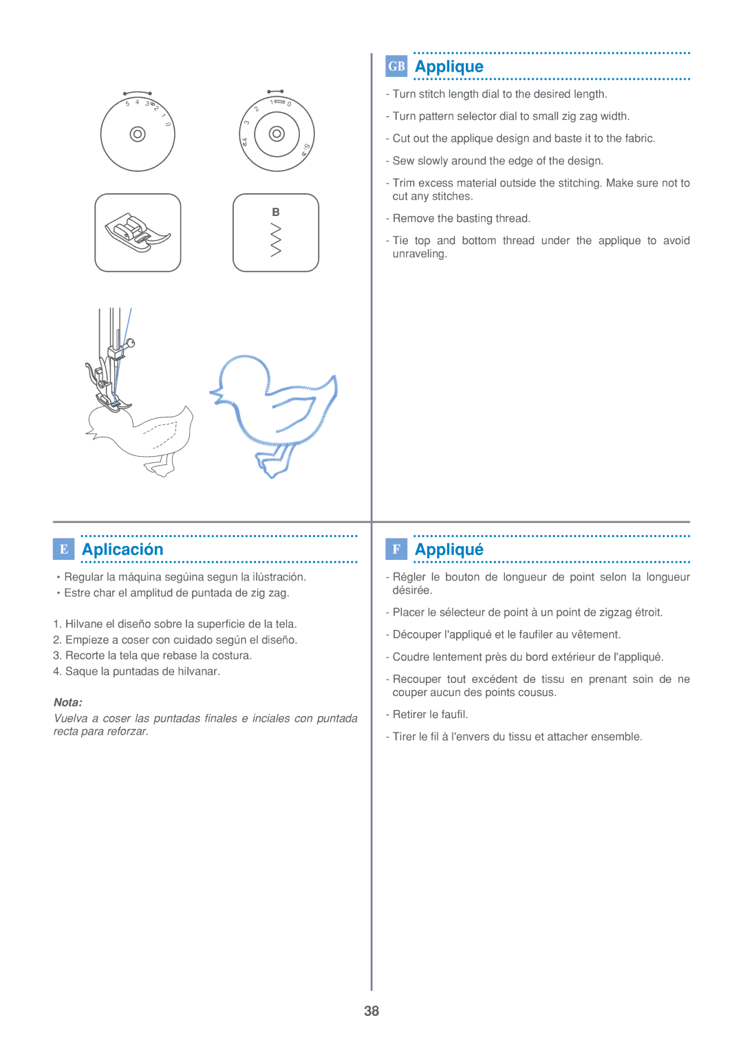 Euro-Pro 7500 instruction manual Qq= #@D 