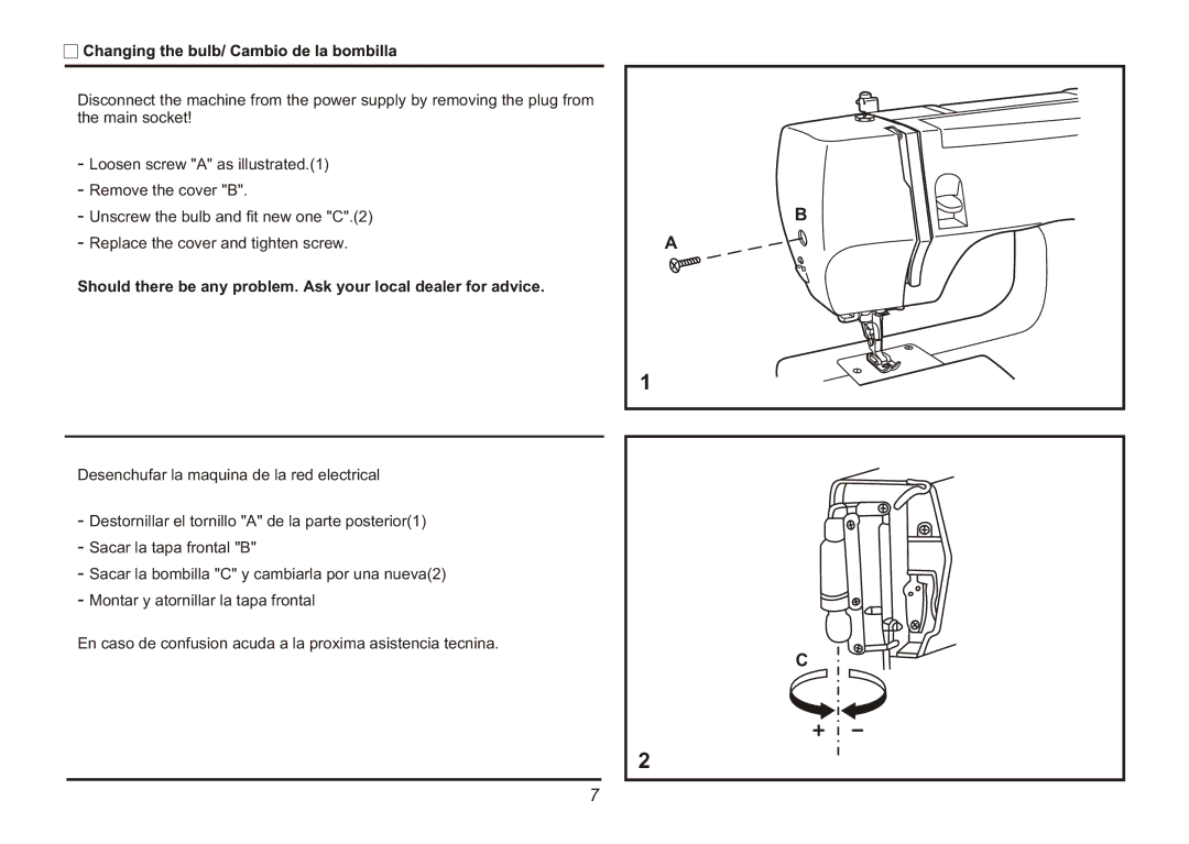 Euro-Pro 9025 instruction manual 