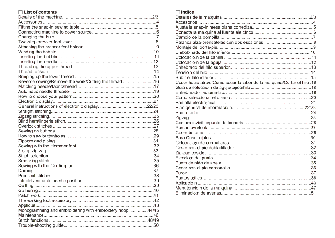 Euro-Pro 9025 instruction manual 44/45 