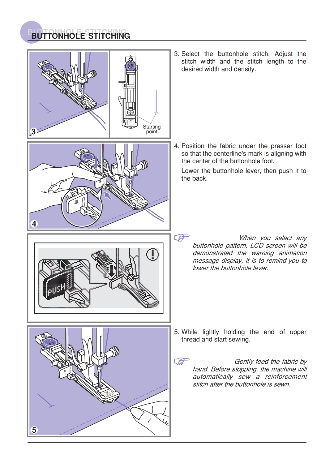 Euro-Pro 9110 manual Hand. Before stopping, the machine will 