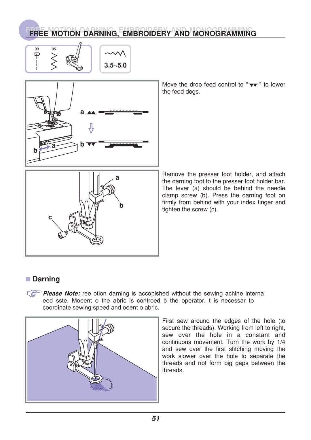 Euro-Pro 9110 manual 58 @ 