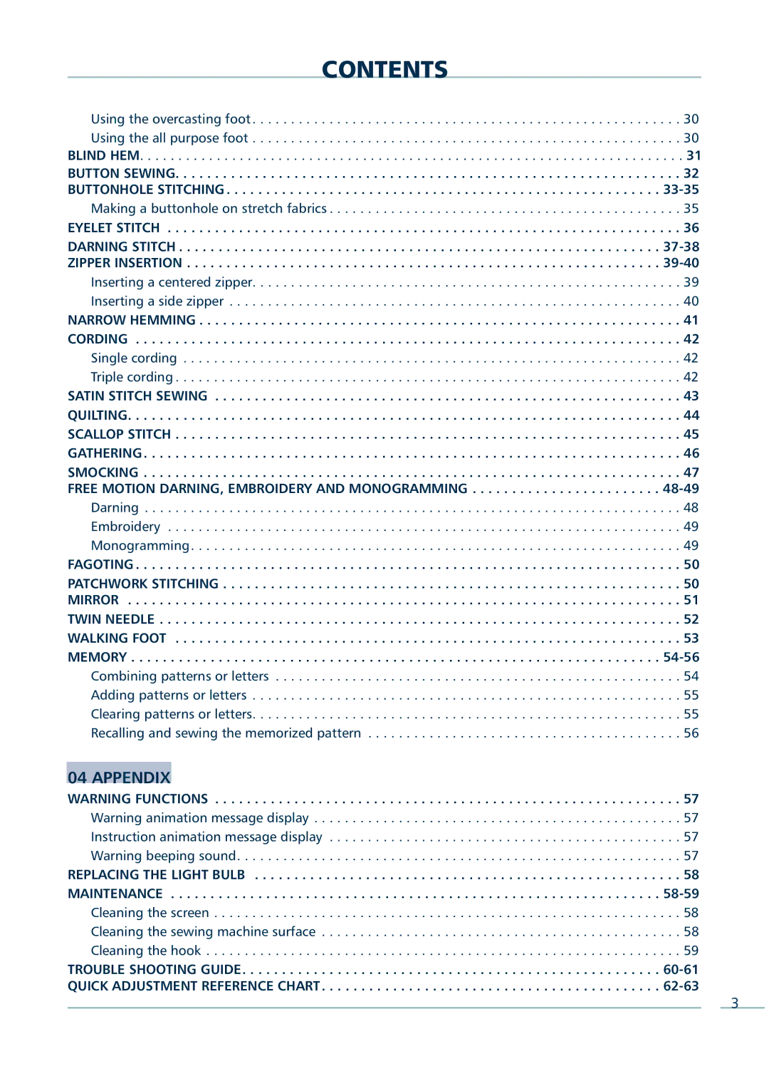 Euro-Pro 9136C manual Appendix 