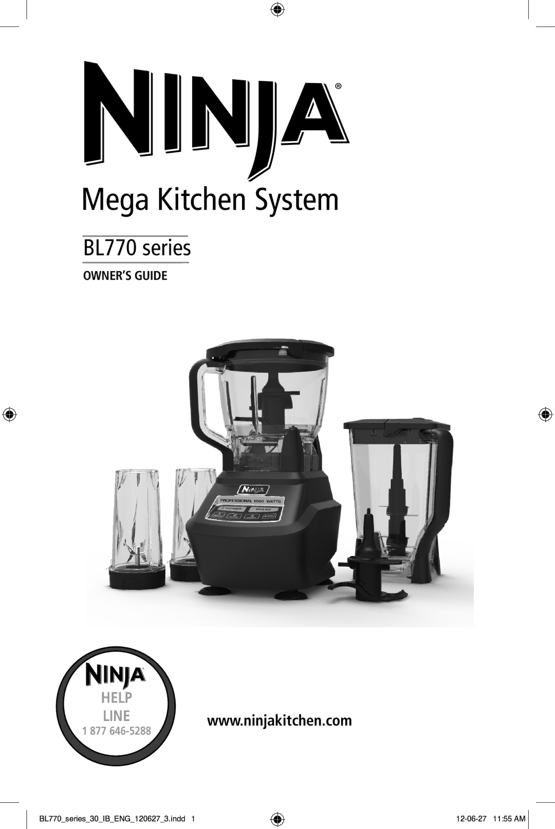 Euro-Pro BL770 manual Mega Kitchen System 