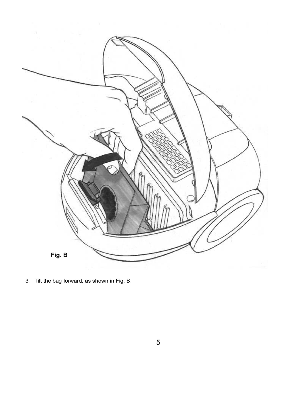 Euro-Pro EP3005 manual Fig. B 