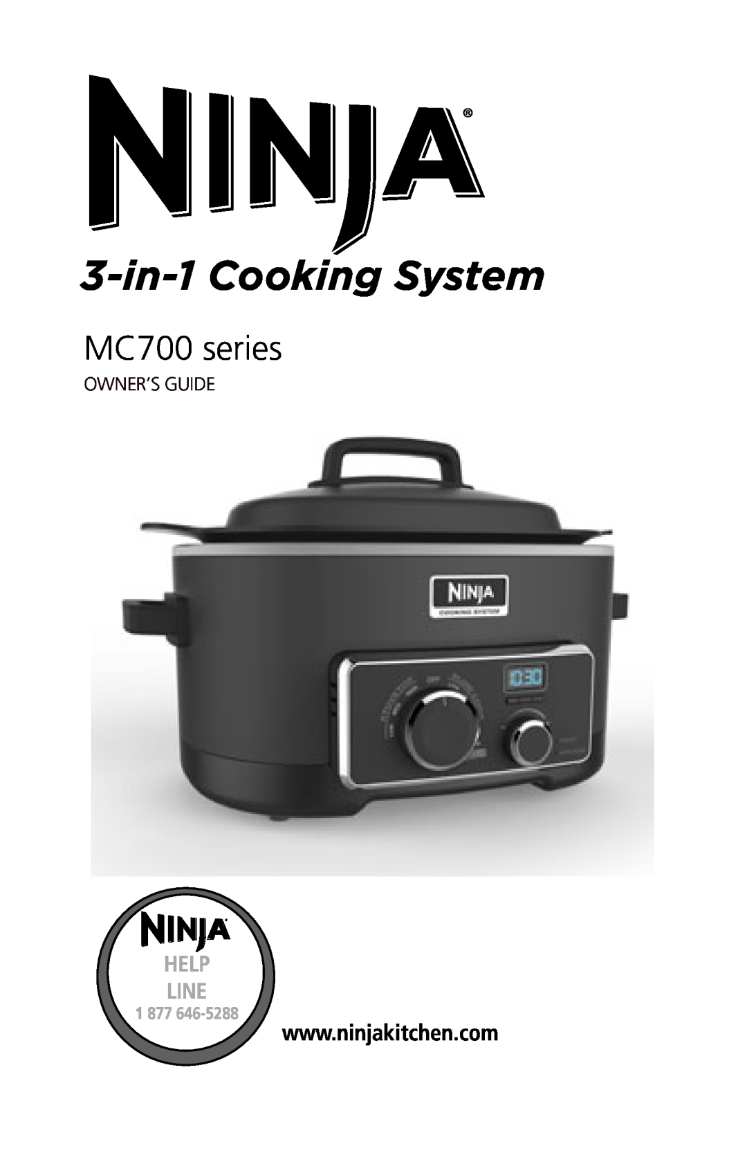 Euro-Pro MC702 15, MC703CO 15, MC703 15, MC700 15    15 manual 3-in-1Cooking System, MC700 series, Help Line, Owner’S Guide 