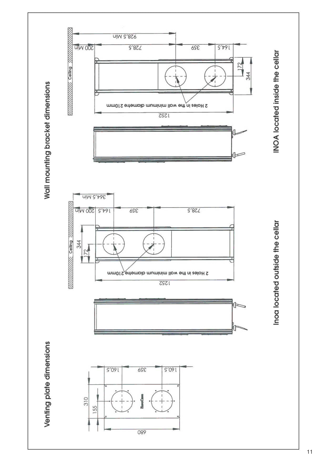 Eurocave 25, 50 installation instructions 