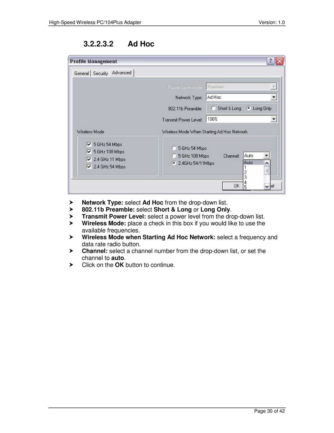 Eurotech Appliances PC/104PLUS user manual Ad Hoc 