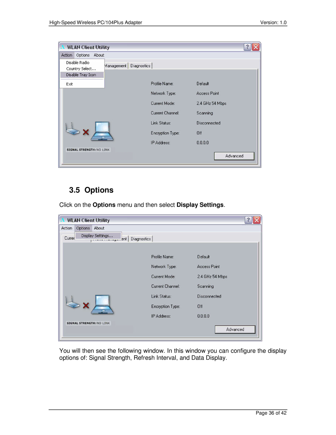 Eurotech Appliances PC/104PLUS user manual Options 