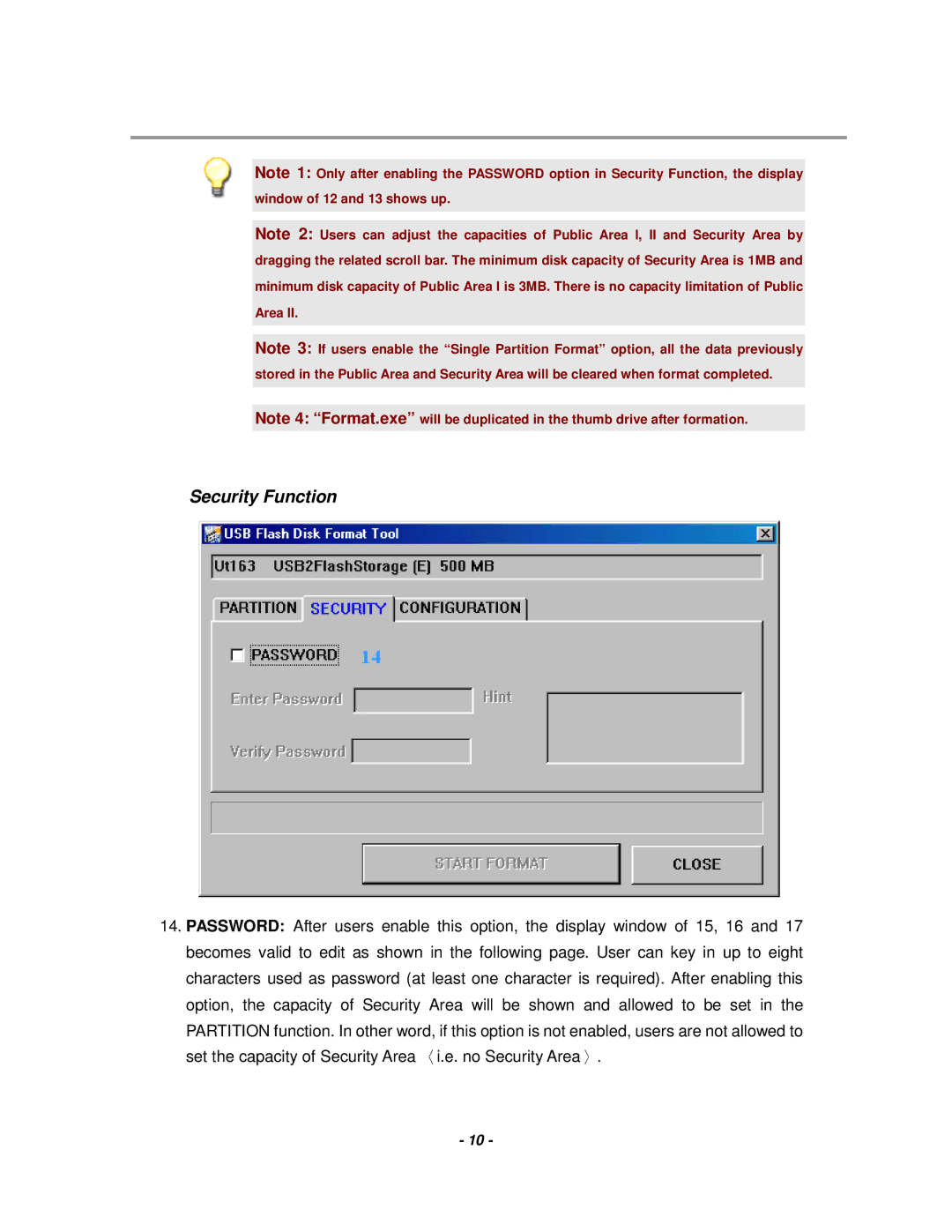 Event electronic 2.0 user manual Security Function 