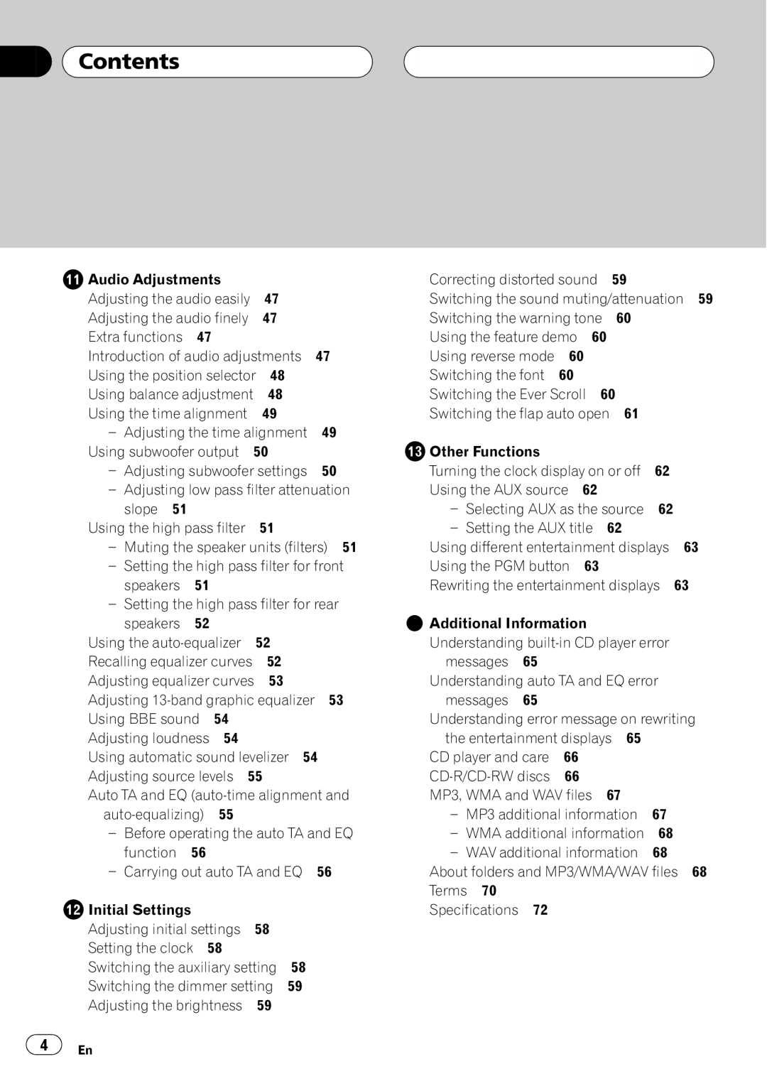 Event electronic DEH-P8600MP operation manual 