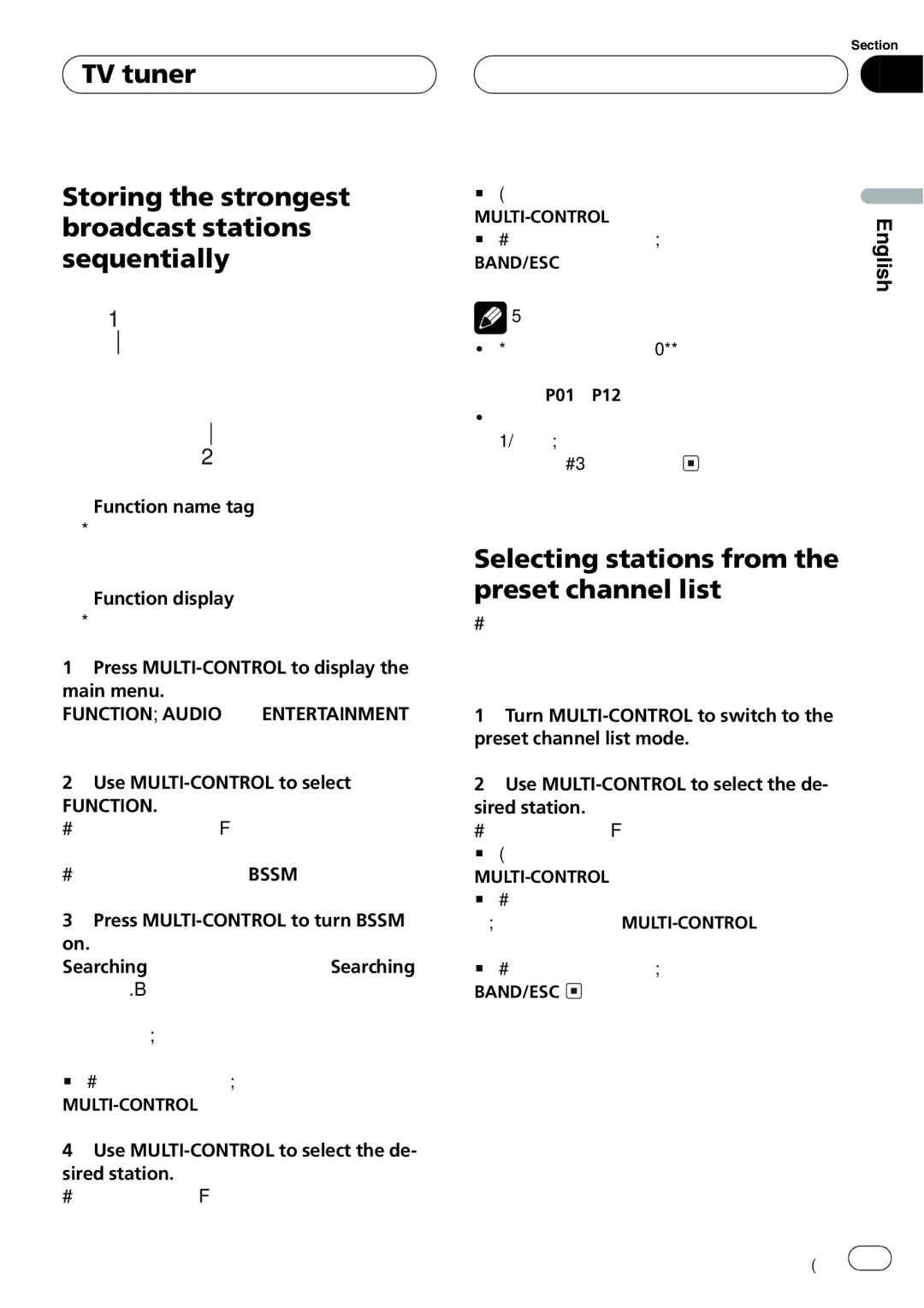 Event electronic DEH-P8600MP operation manual 