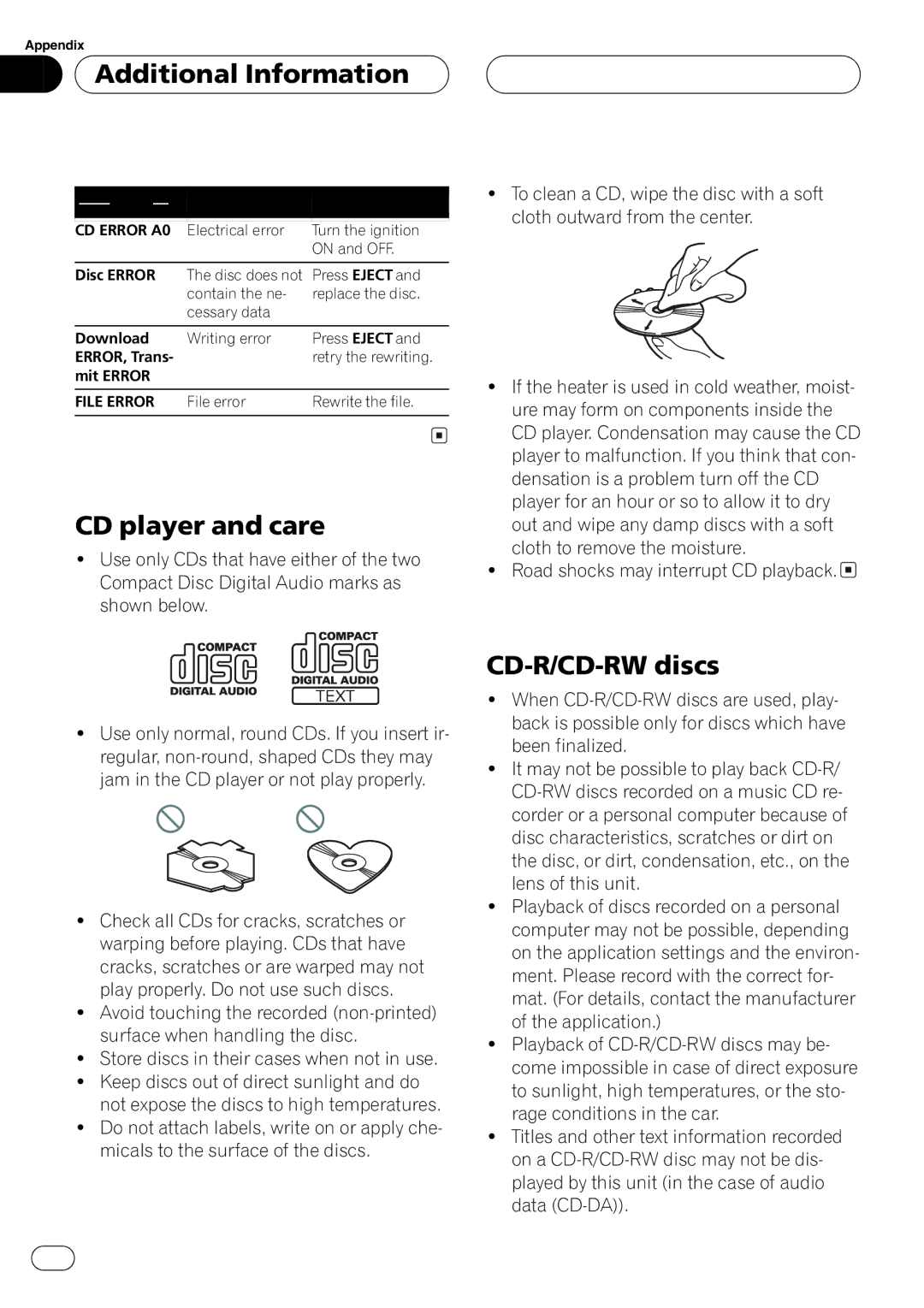 Event electronic DEH-P8600MP operation manual 