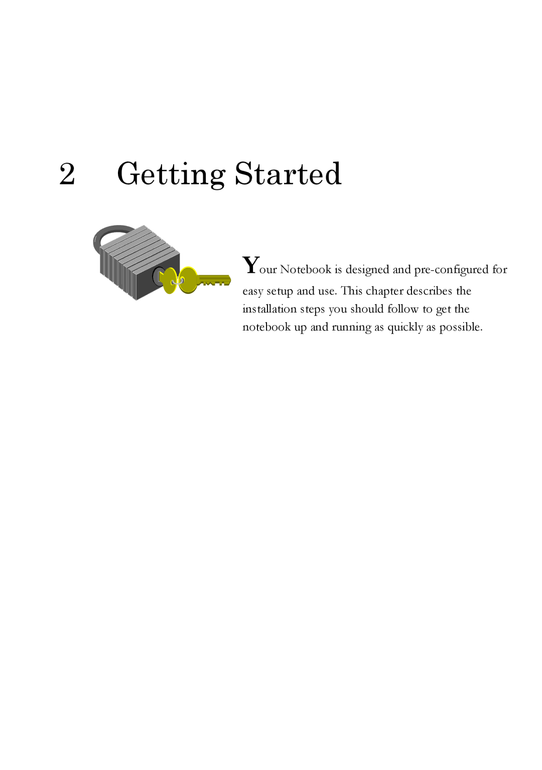 Everex Stepnote NC user manual Getting Started 