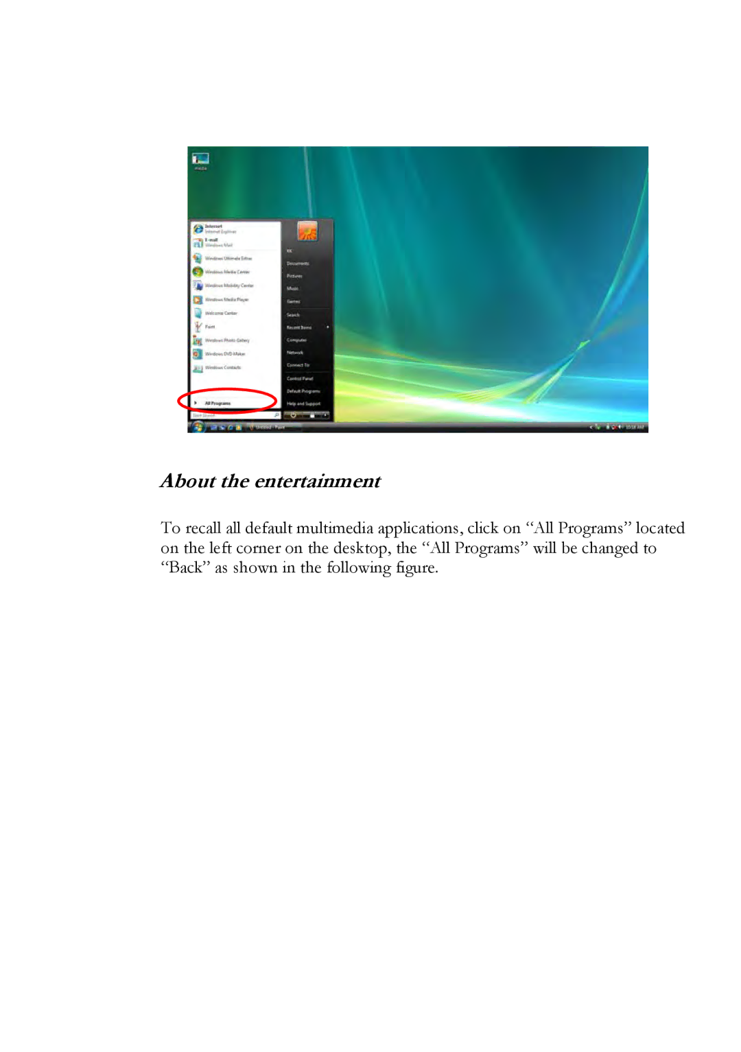 Everex Stepnote NC user manual About the entertainment 