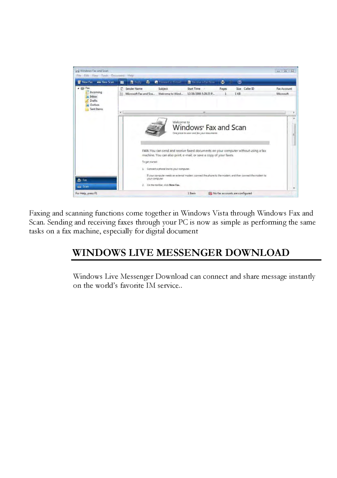 Everex Stepnote NC user manual Windows Live Messenger Download 