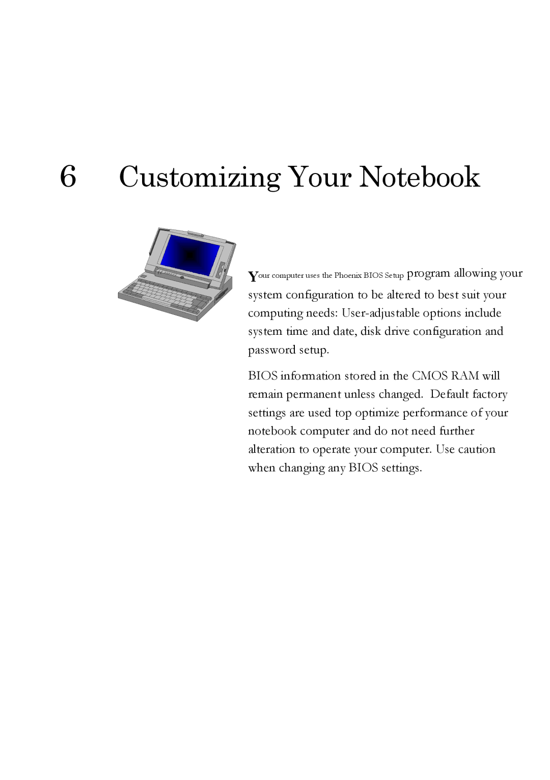 Everex Stepnote NC user manual Customizing Your Notebook 