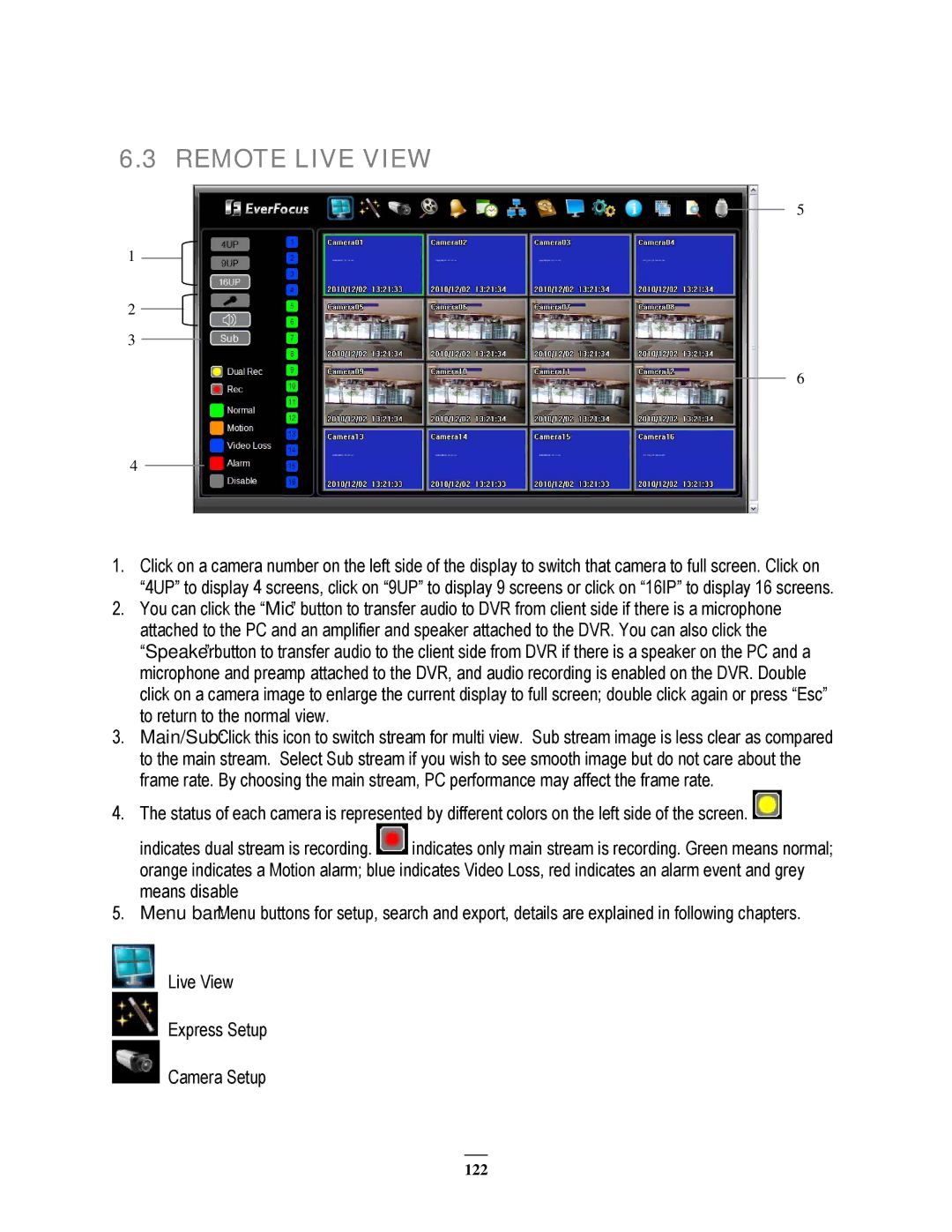 EverFocus 22HH1144 user manual Remote Live View 