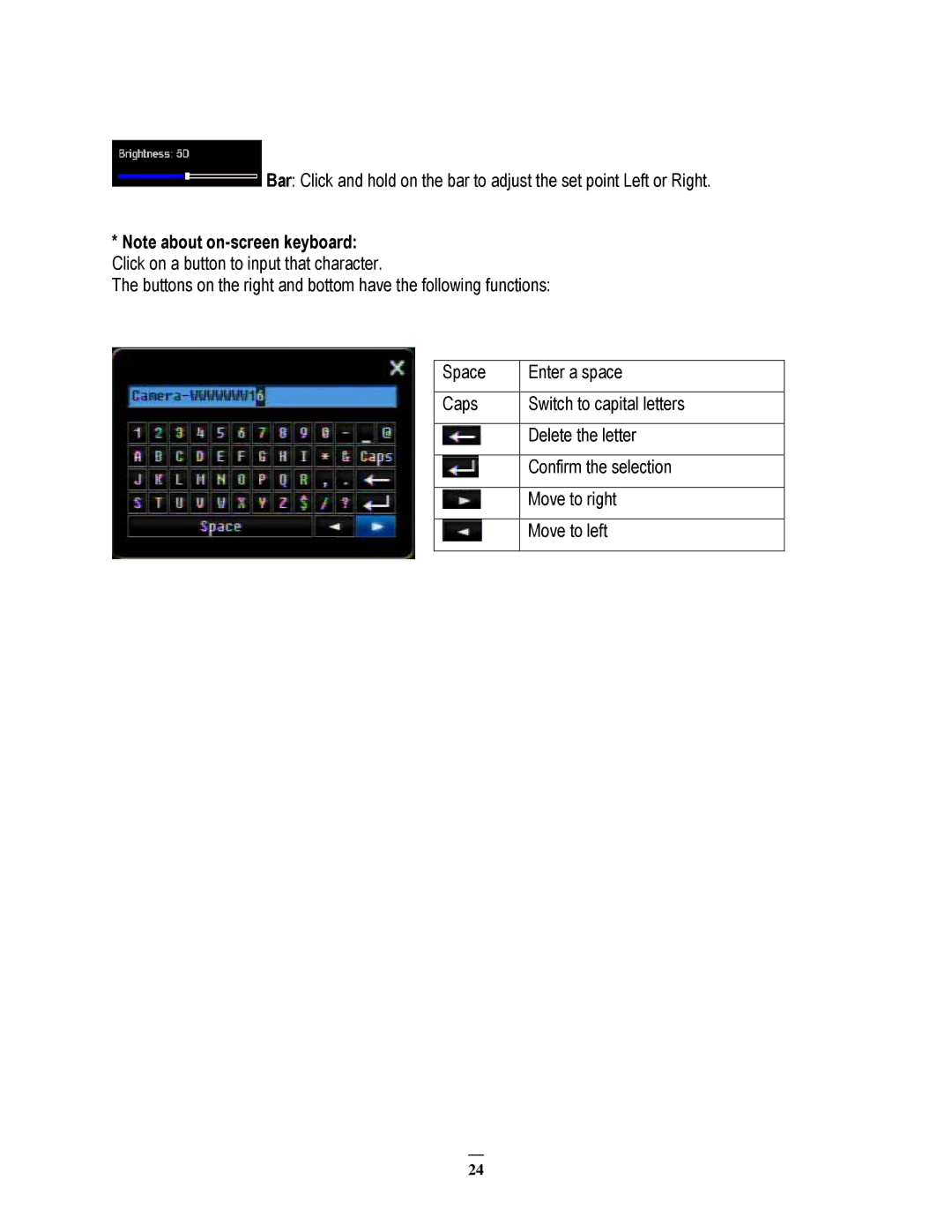 EverFocus 22HH1144 user manual Delete the letter 