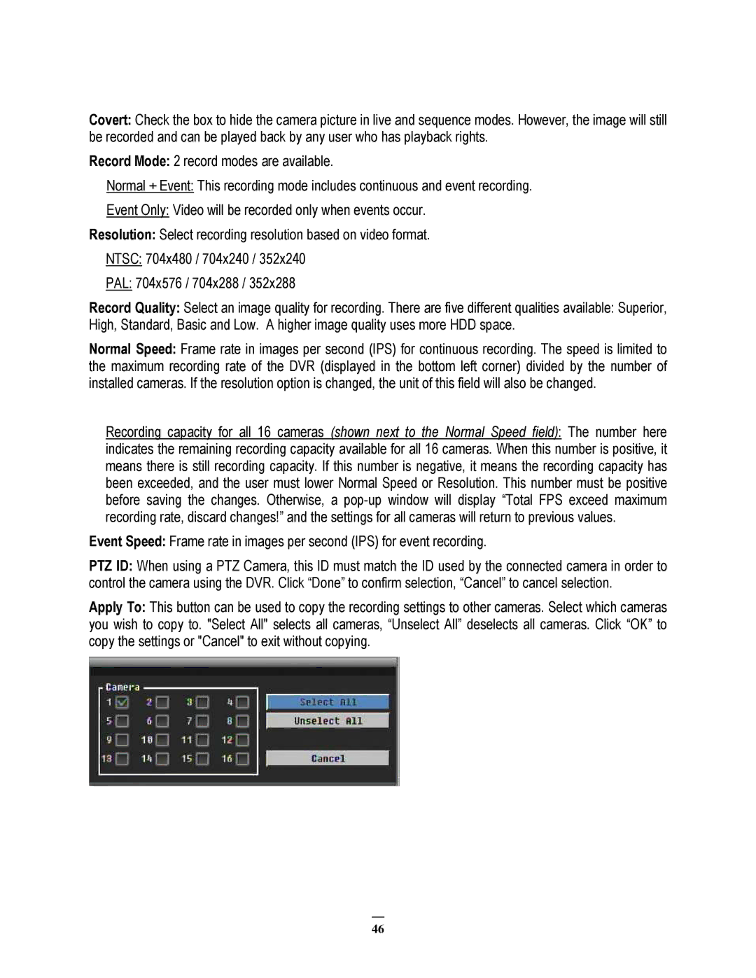 EverFocus 264x4, 264x2 instruction manual 