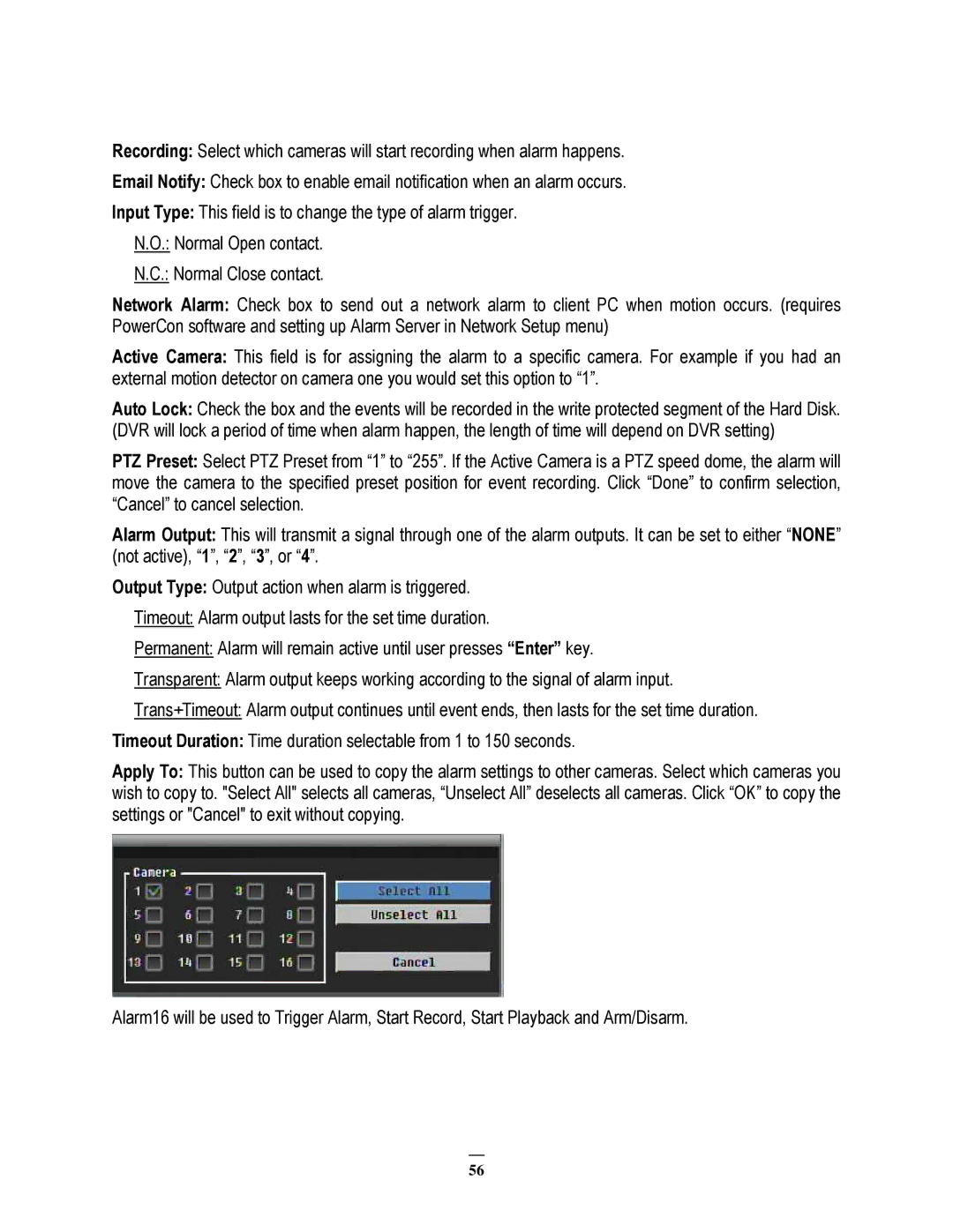 EverFocus 264x4, 264x2 instruction manual 