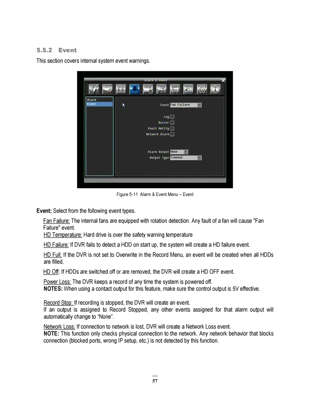 EverFocus 264x2, 264x4 instruction manual Alarm & Event Menu Event 