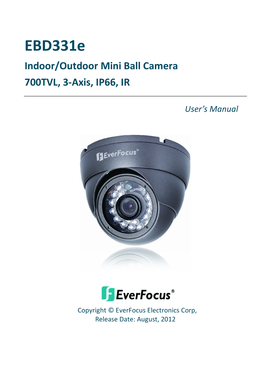 EverFocus EBD331e user manual 