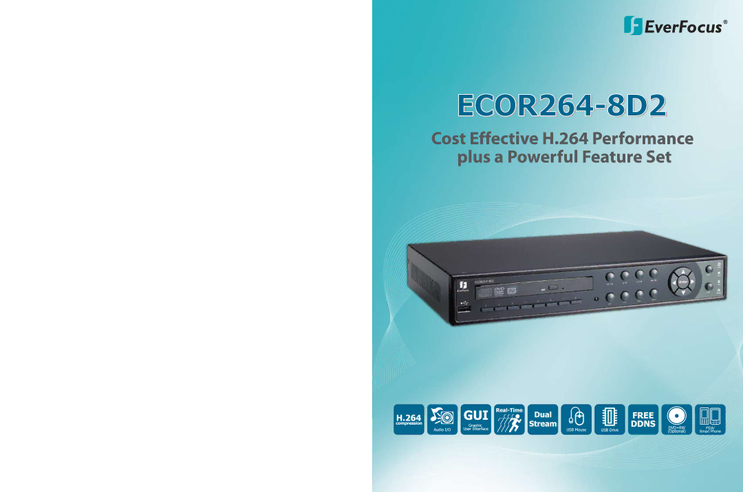 EverFocus ECOR264-8D2 dimensions ECOR264 -8D2 