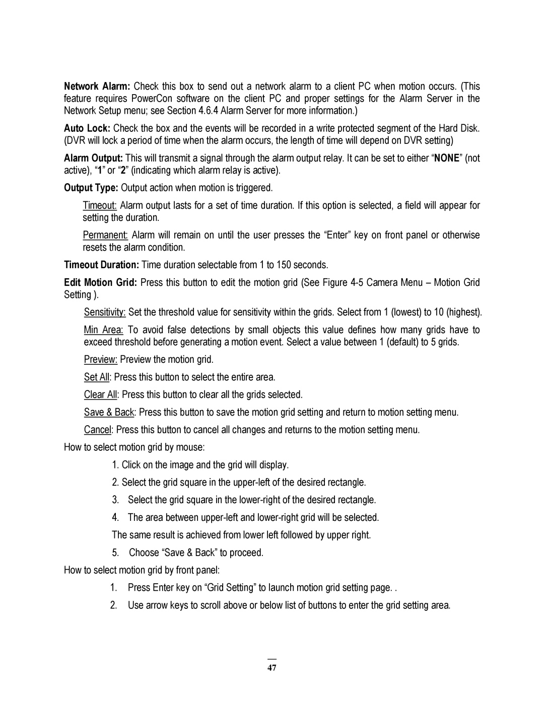 EverFocus ECOR264-4X1, ECOR264-9X1, ECOR264-16X1 user manual 