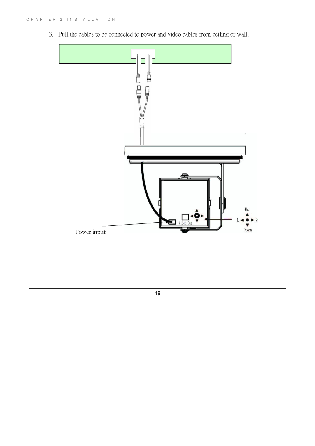 EverFocus ED560 manual Power input 