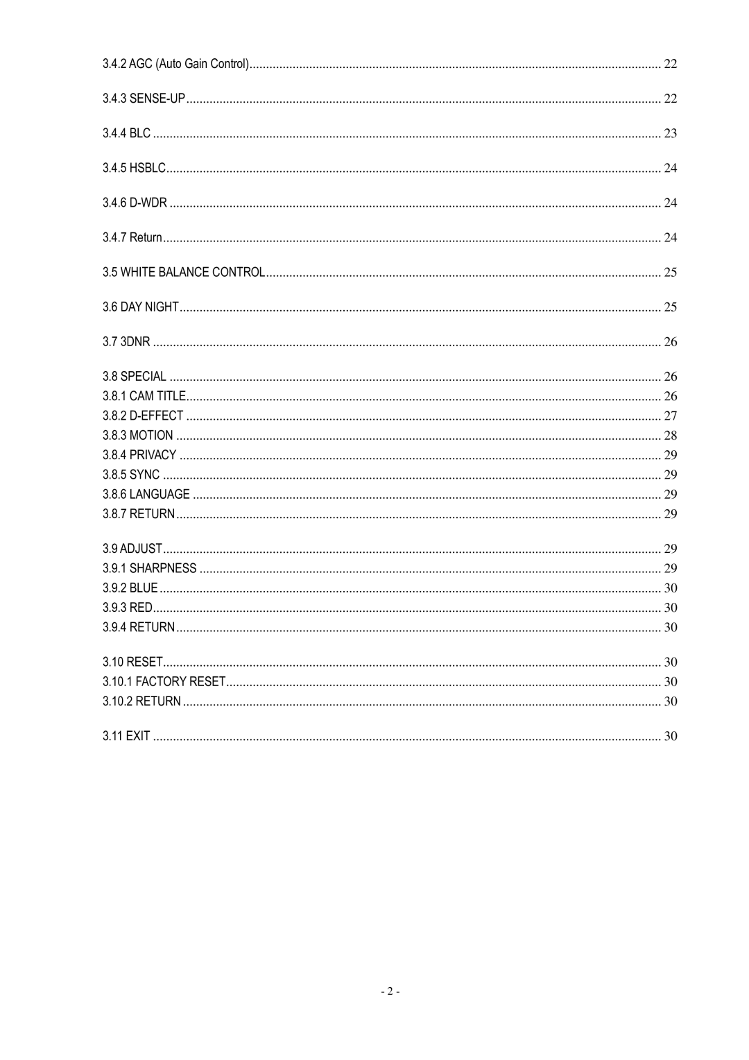 EverFocus ED610 specifications White Balance Control DAY Night 