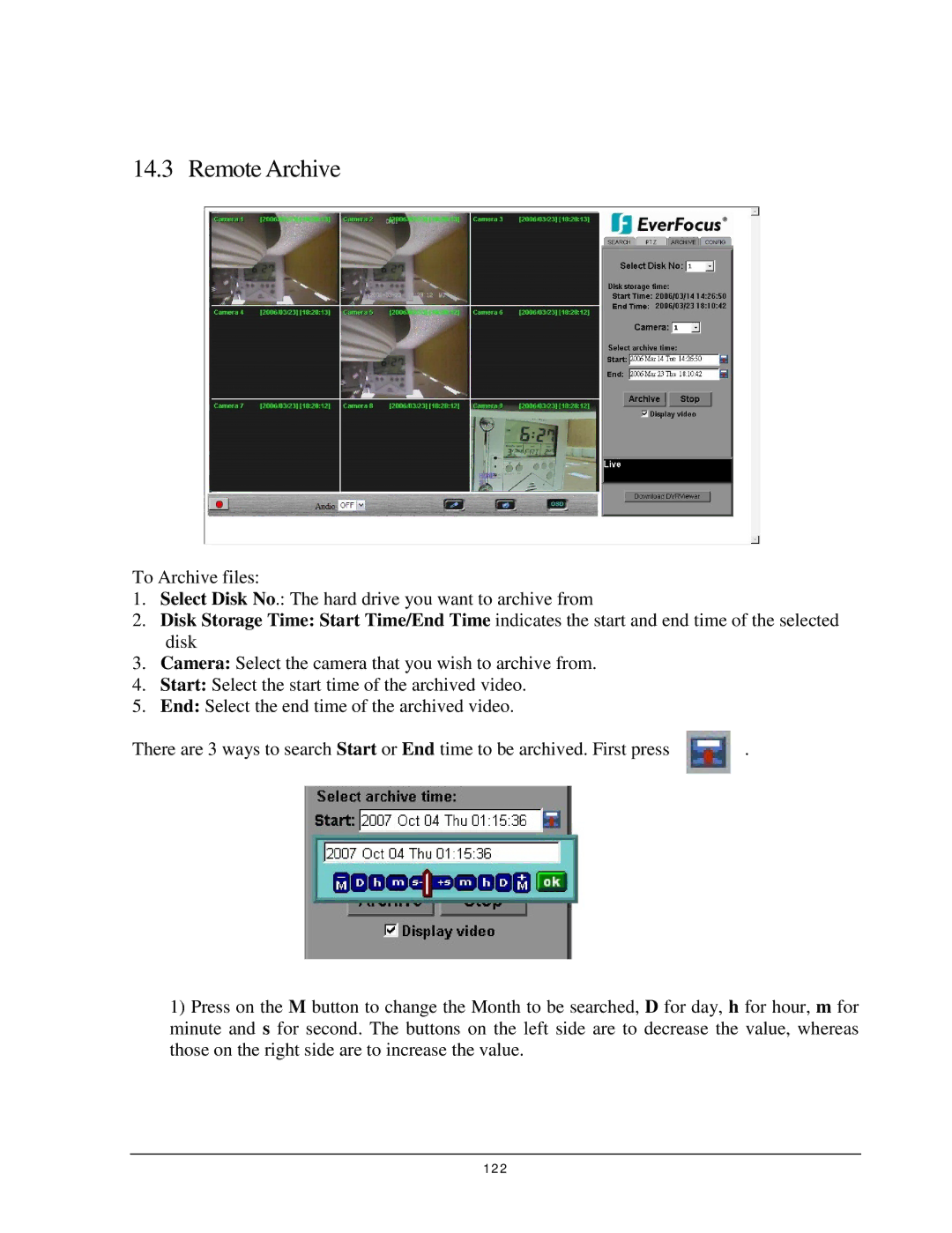 EverFocus EDR 410, EDR 810, EDSR 110, 920 instruction manual Remote Archive 