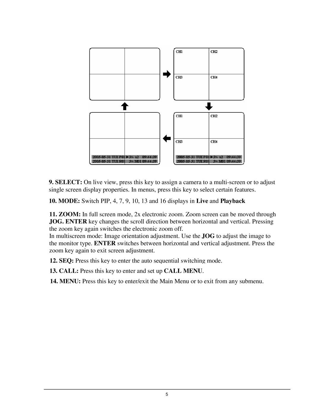 EverFocus 920, EDR 410, EDR 810, EDSR 110 instruction manual 