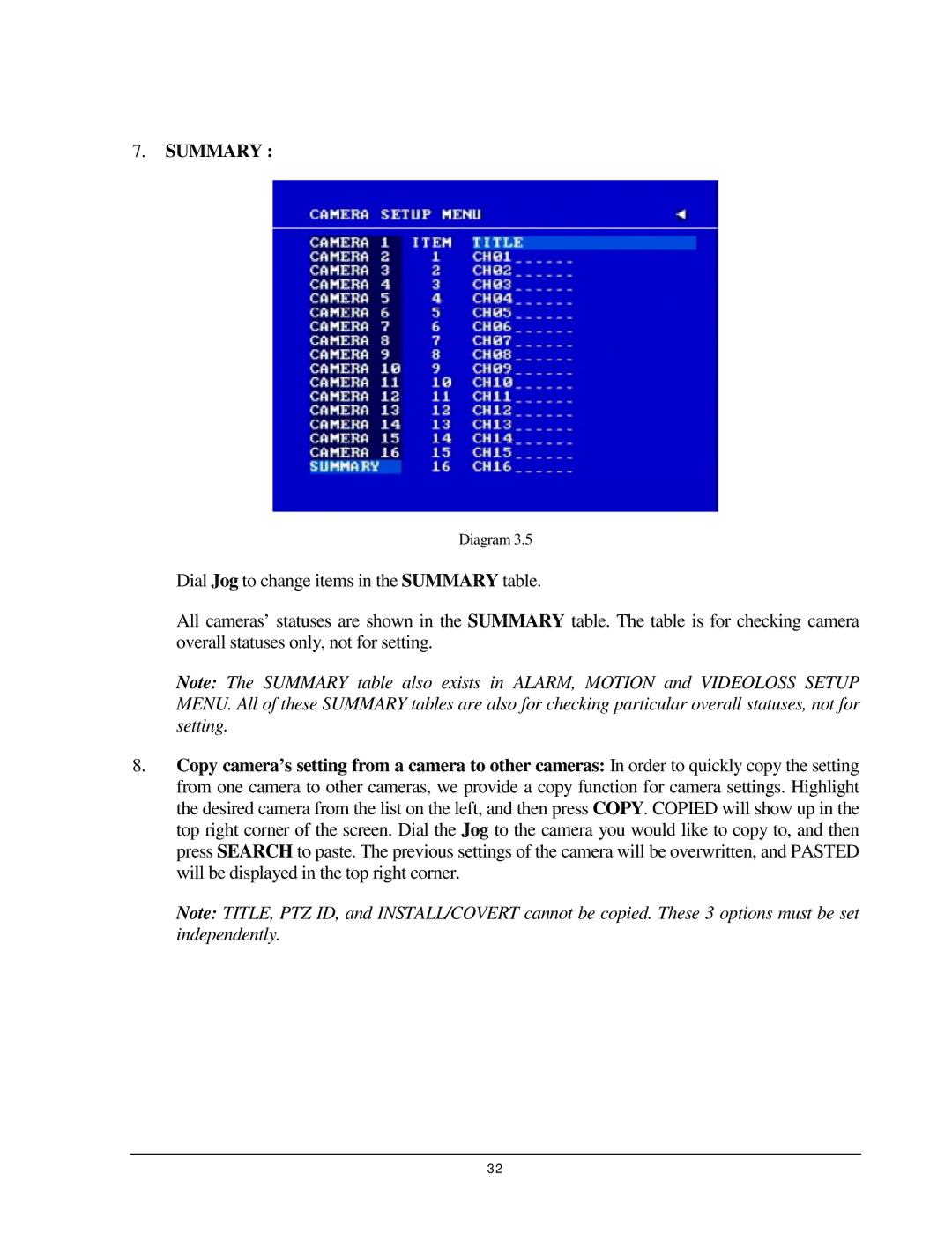 EverFocus EDSR 110, EDR 410, EDR 810, 920 instruction manual Summary 