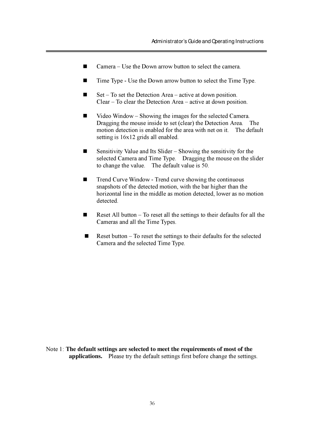 EverFocus eDR400 operating instructions Administrator’s Guide and Operating Instructions 