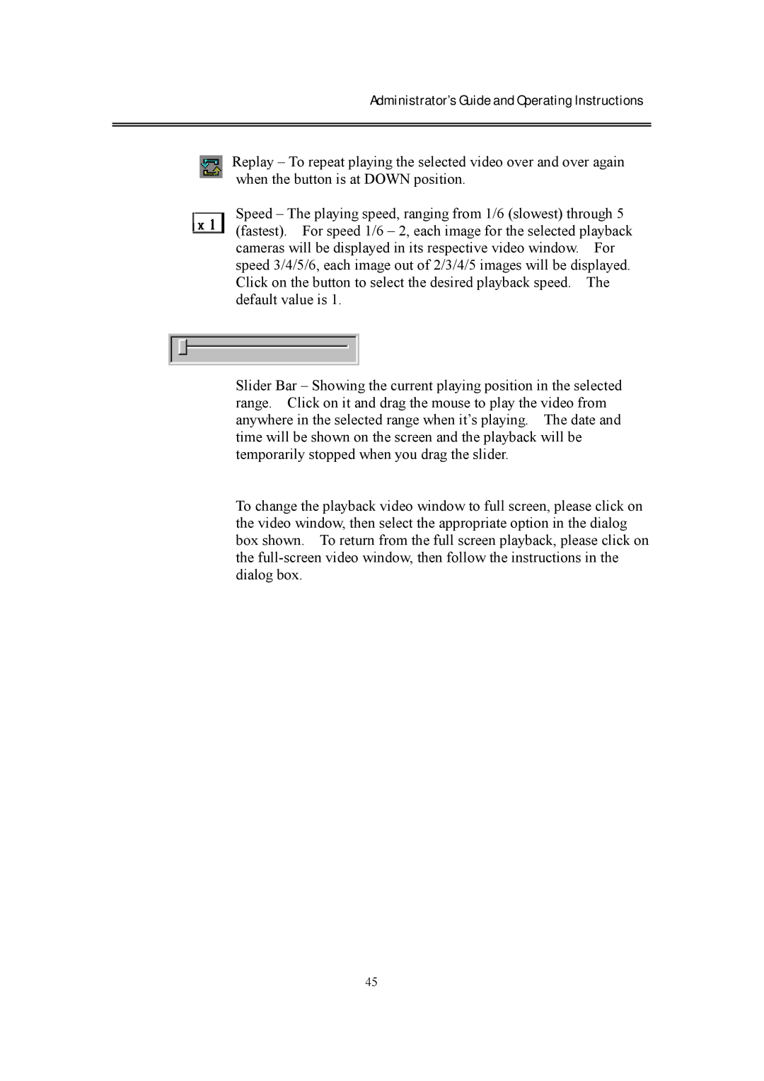 EverFocus eDR400 operating instructions Administrator’s Guide and Operating Instructions 