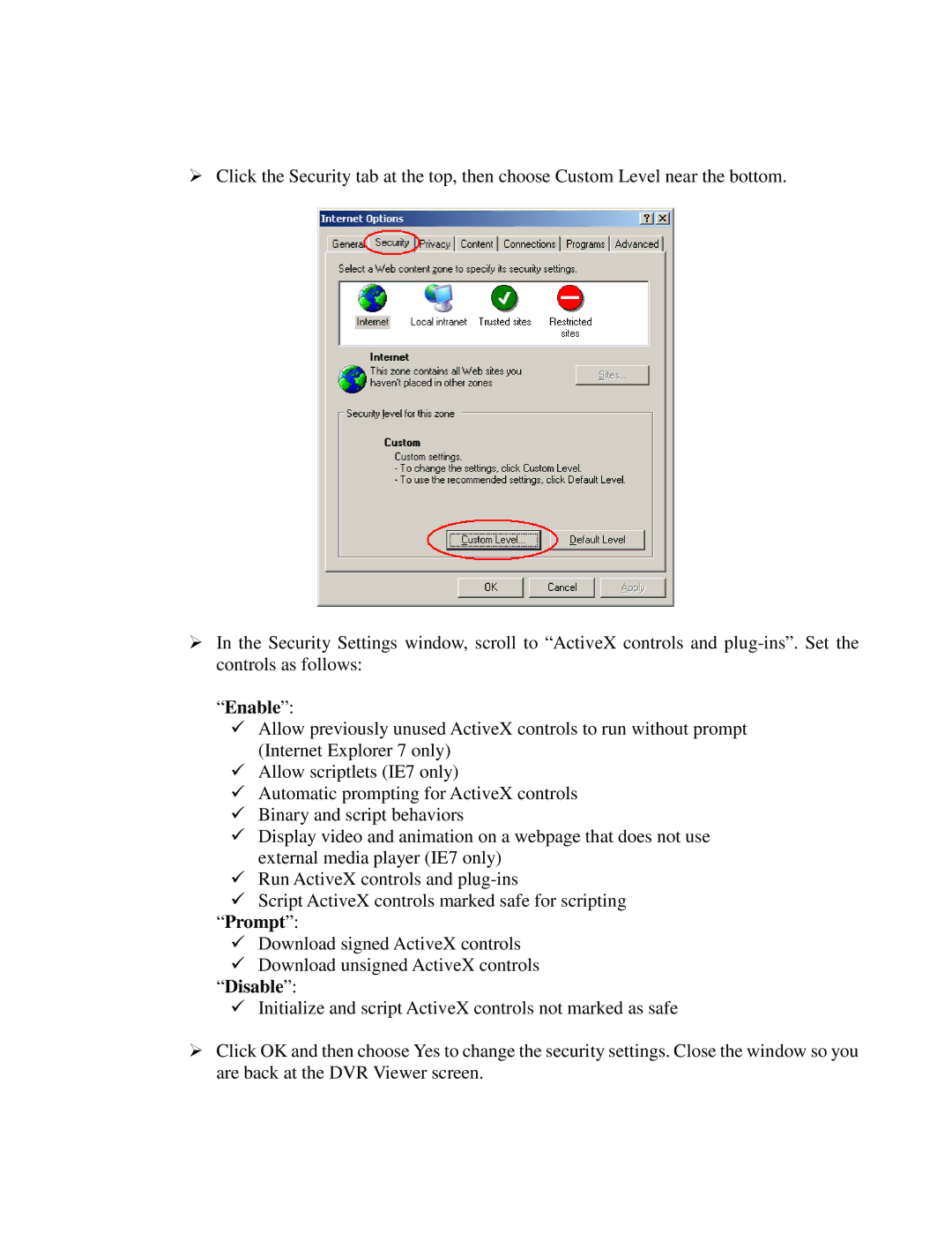 EverFocus EDR410M, EDR810H, EDR410H, EDR810M instruction manual Enable, Prompt, Disable 