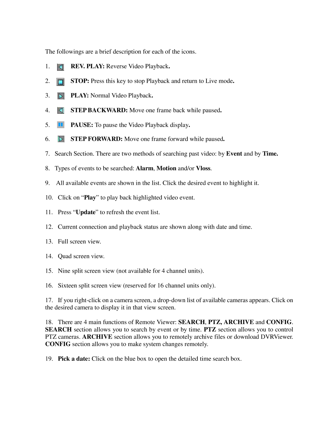 EverFocus EDR410H, EDR810H, EDR810M, EDR410M instruction manual 