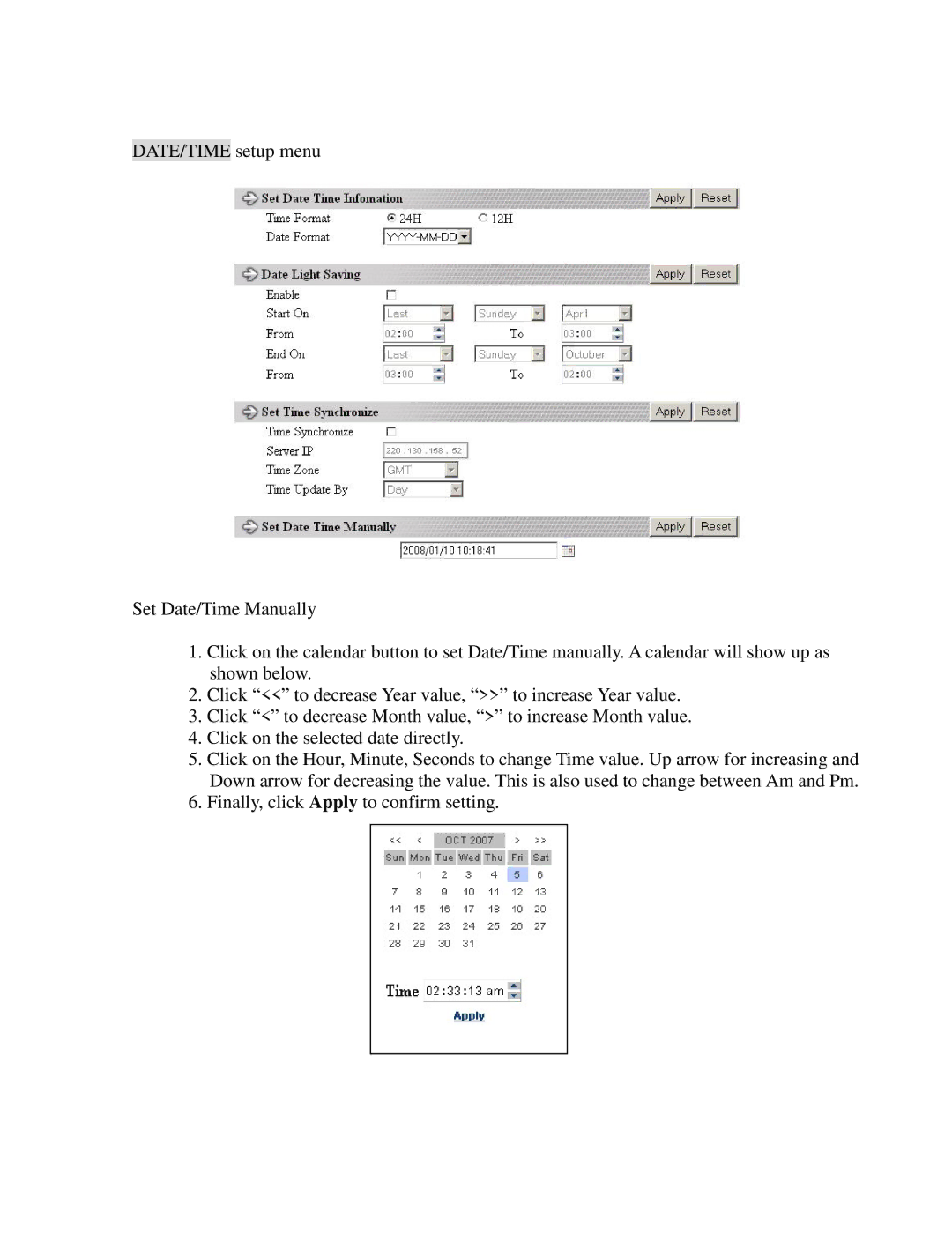 EverFocus EDR810H, EDR410H, EDR810M, EDR410M instruction manual 