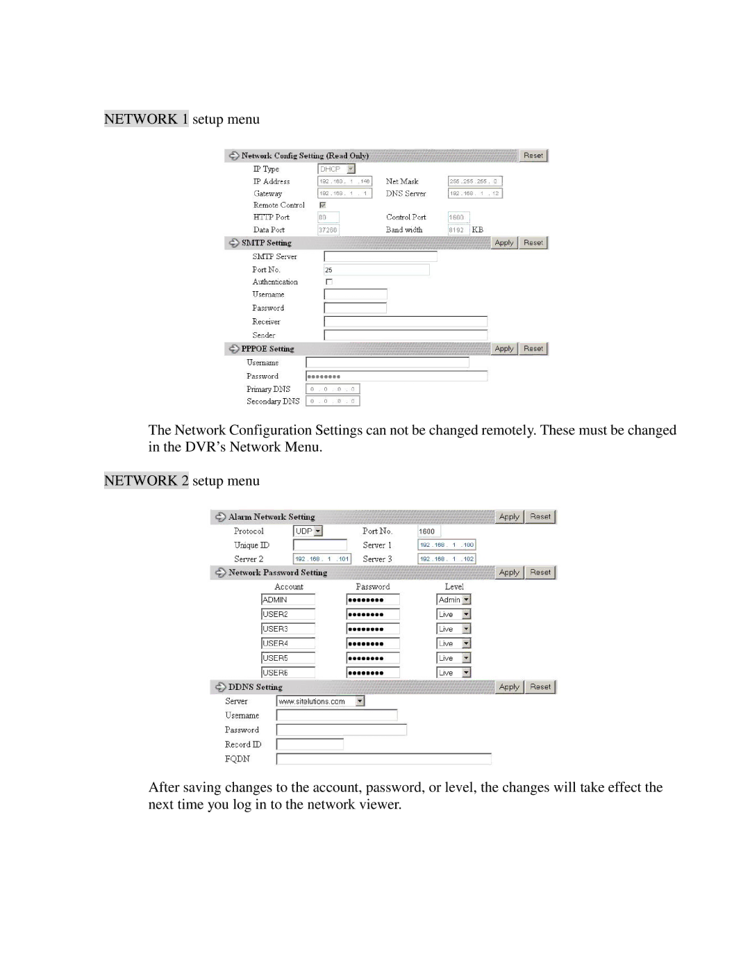 EverFocus EDR410M, EDR810H, EDR410H, EDR810M instruction manual 