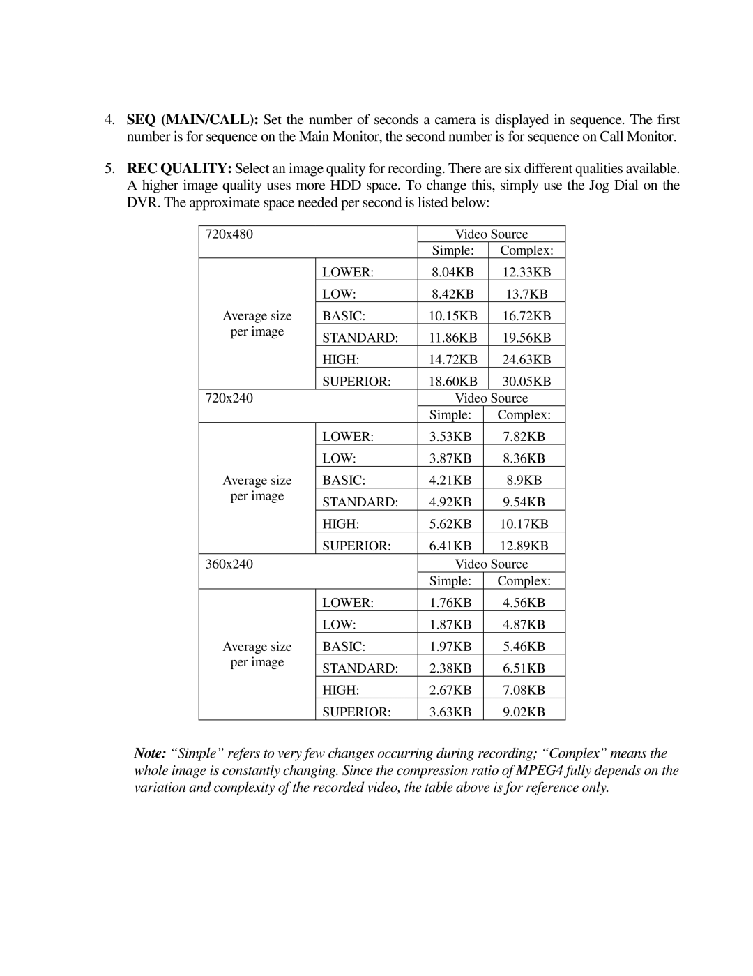 EverFocus EDR810M, EDR810H, EDR410H, EDR410M instruction manual Lower 