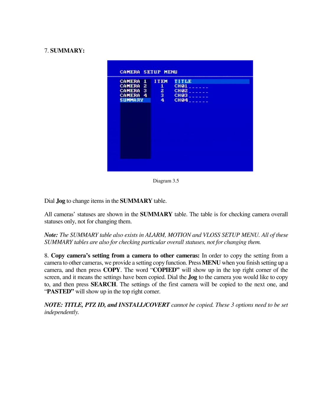 EverFocus EDR810H, EDR410H, EDR810M, EDR410M instruction manual Summary 