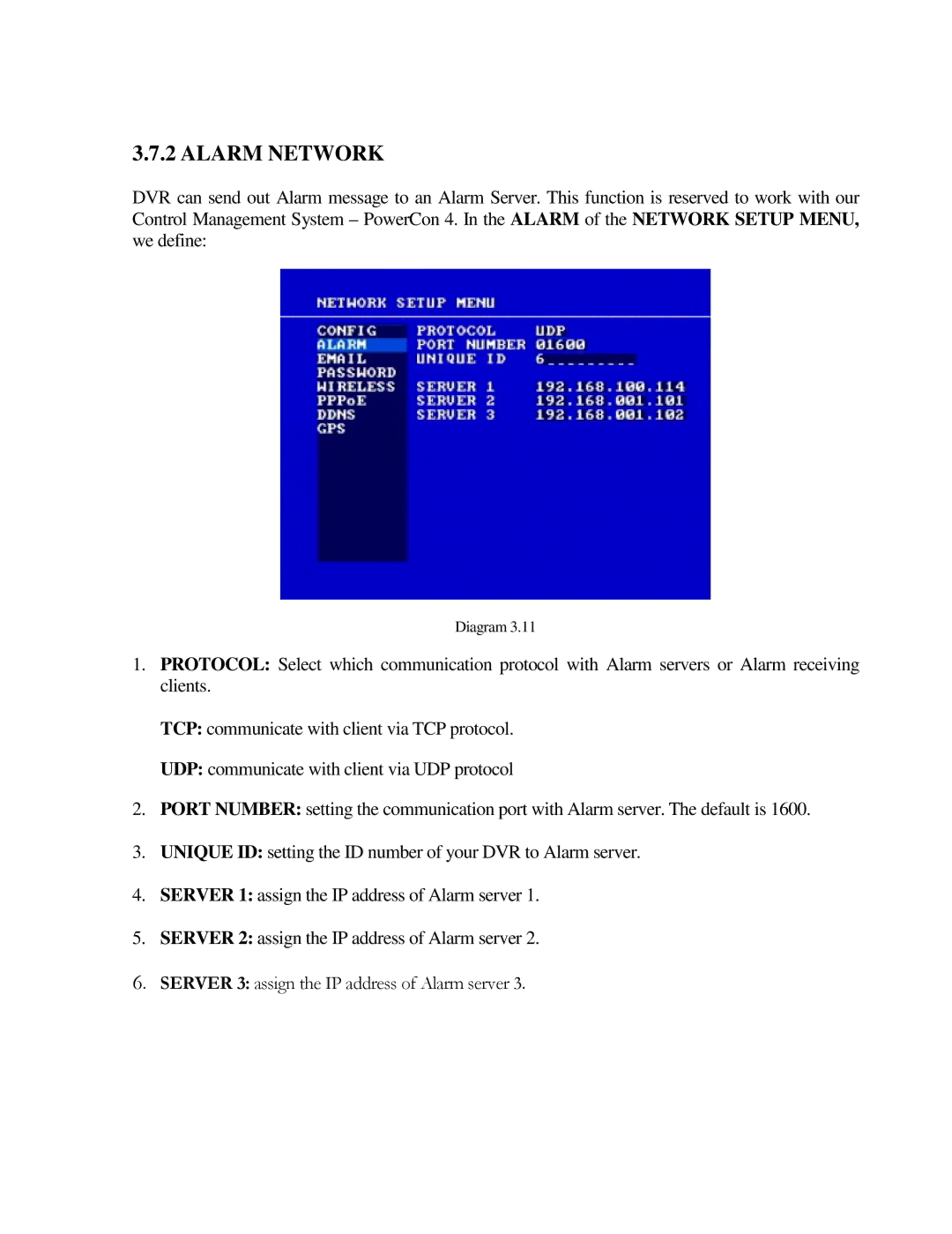 EverFocus EDR810M, EDR810H, EDR410H, EDR410M instruction manual Alarm Network 