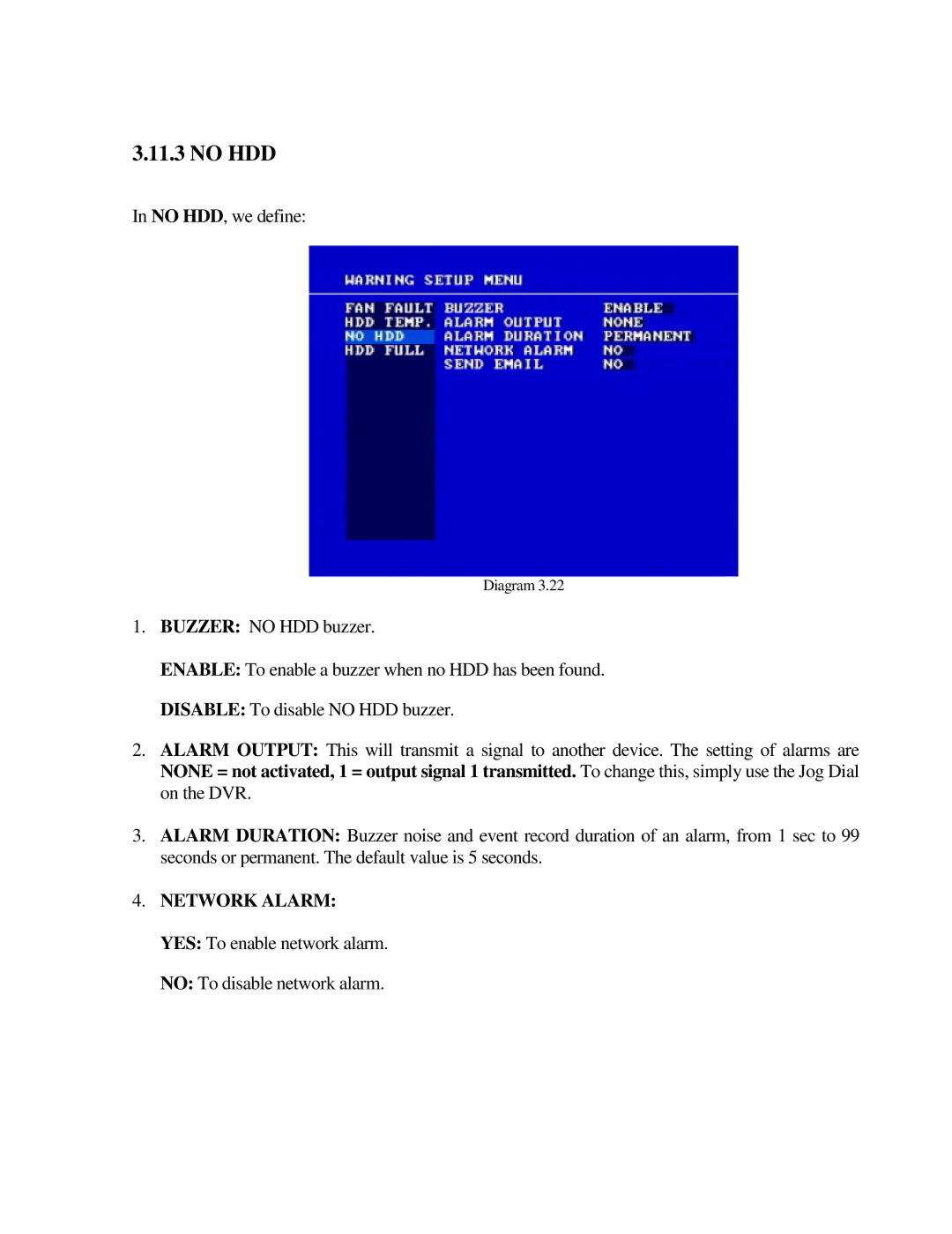 EverFocus EDR810H, EDR410H, EDR810M, EDR410M instruction manual No HDD 