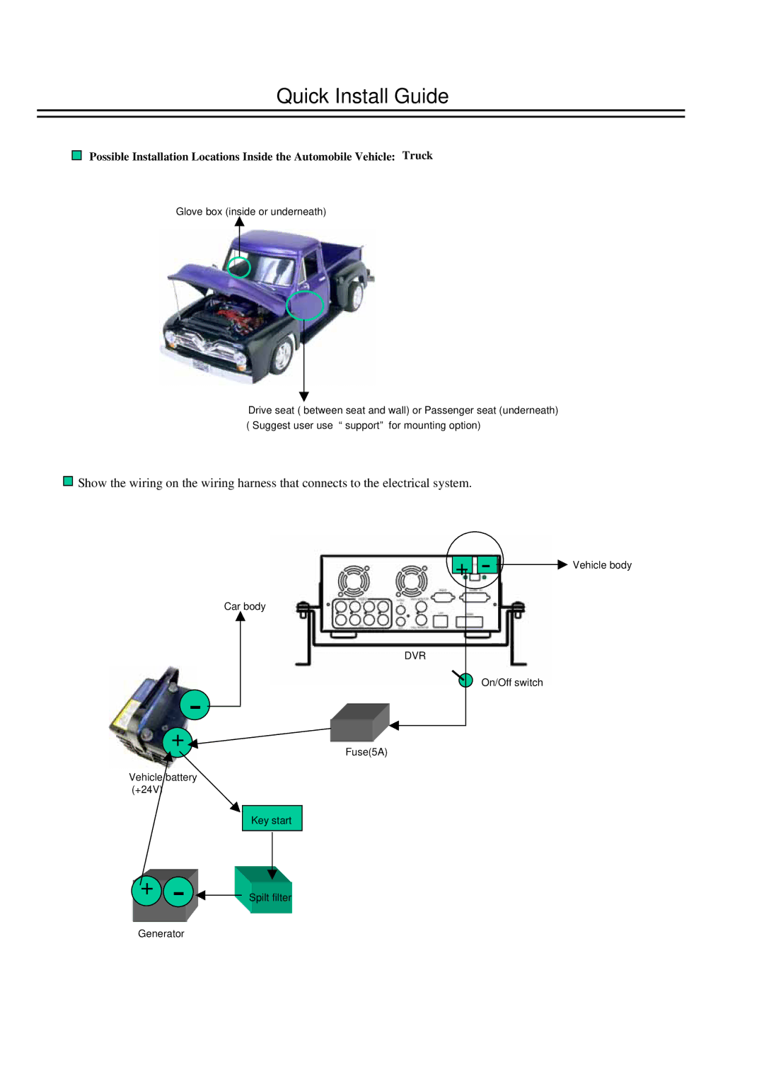 EverFocus EDSR400M instruction manual Quick Install Guide 