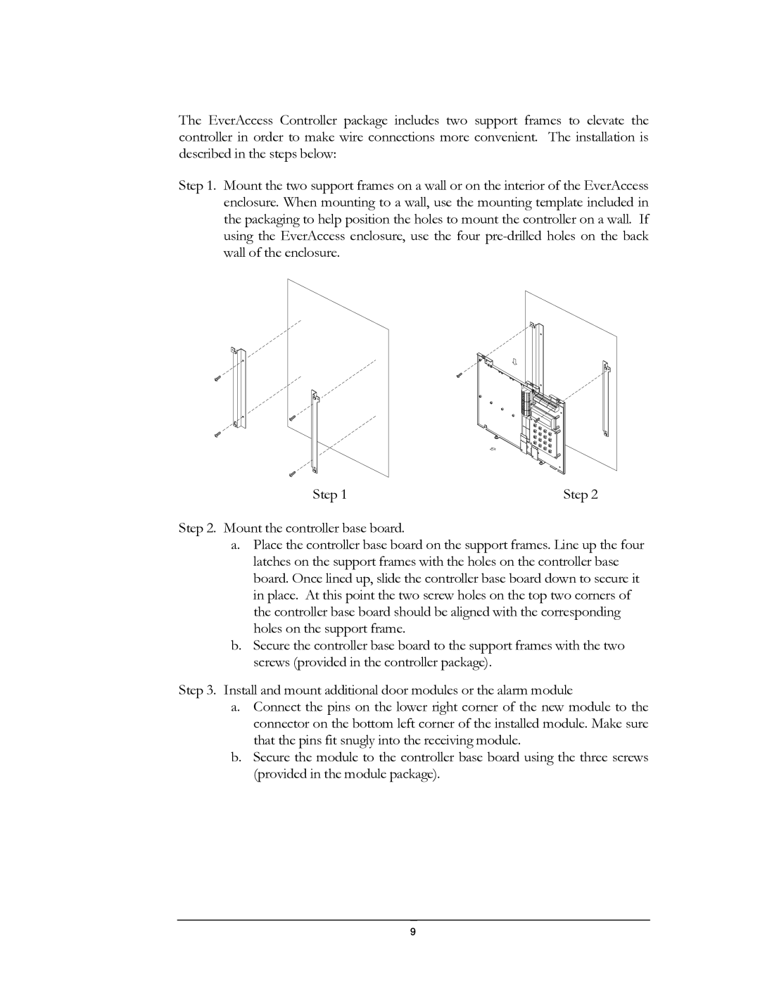 EverFocus EFC--02-1-A user manual Step 