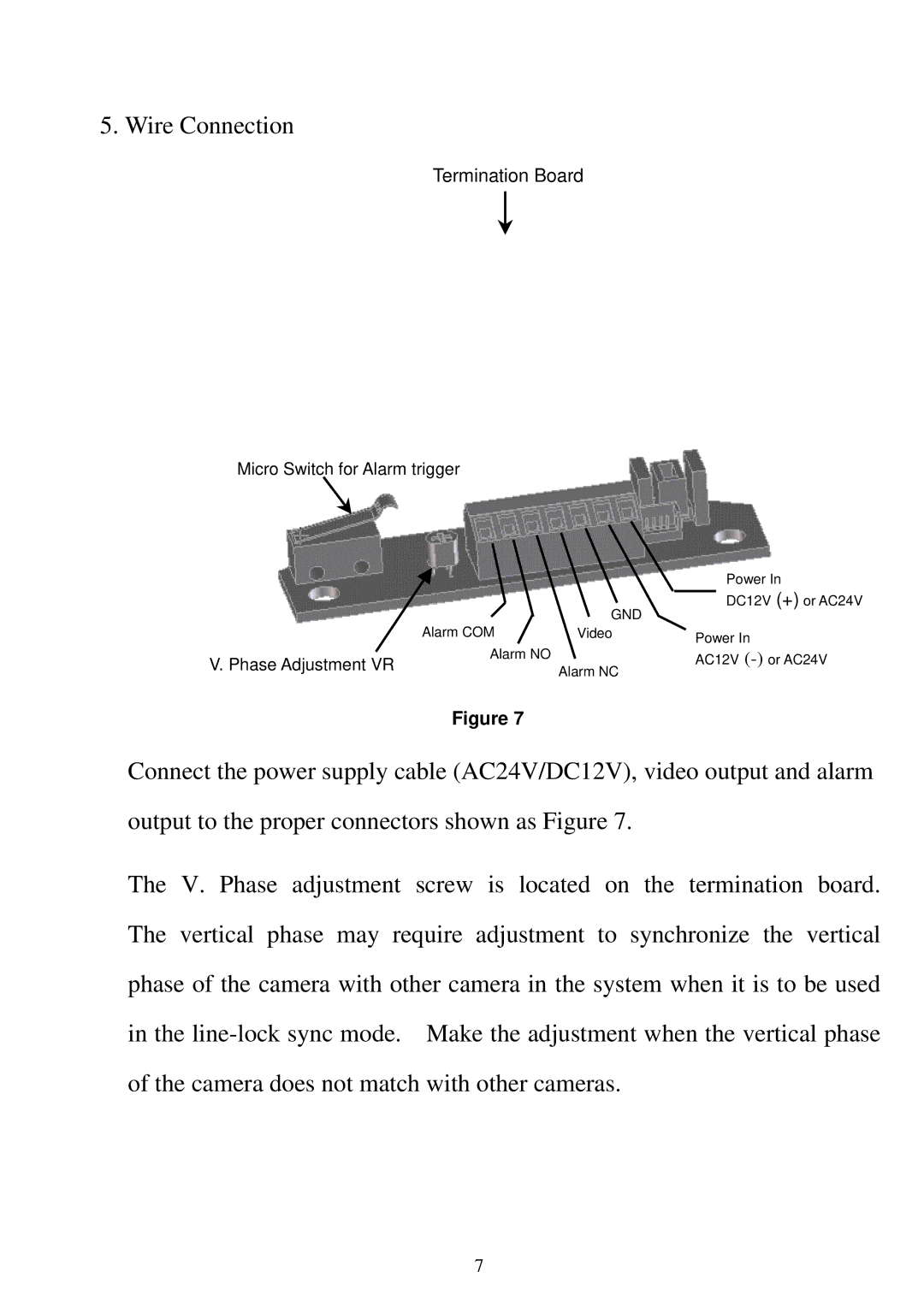 EverFocus EHD320 user manual Wire Connection 