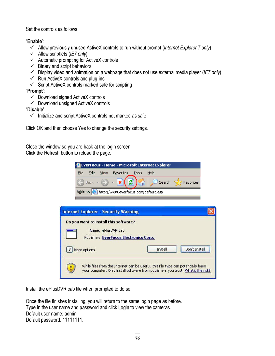 EverFocus EMV200 user manual 