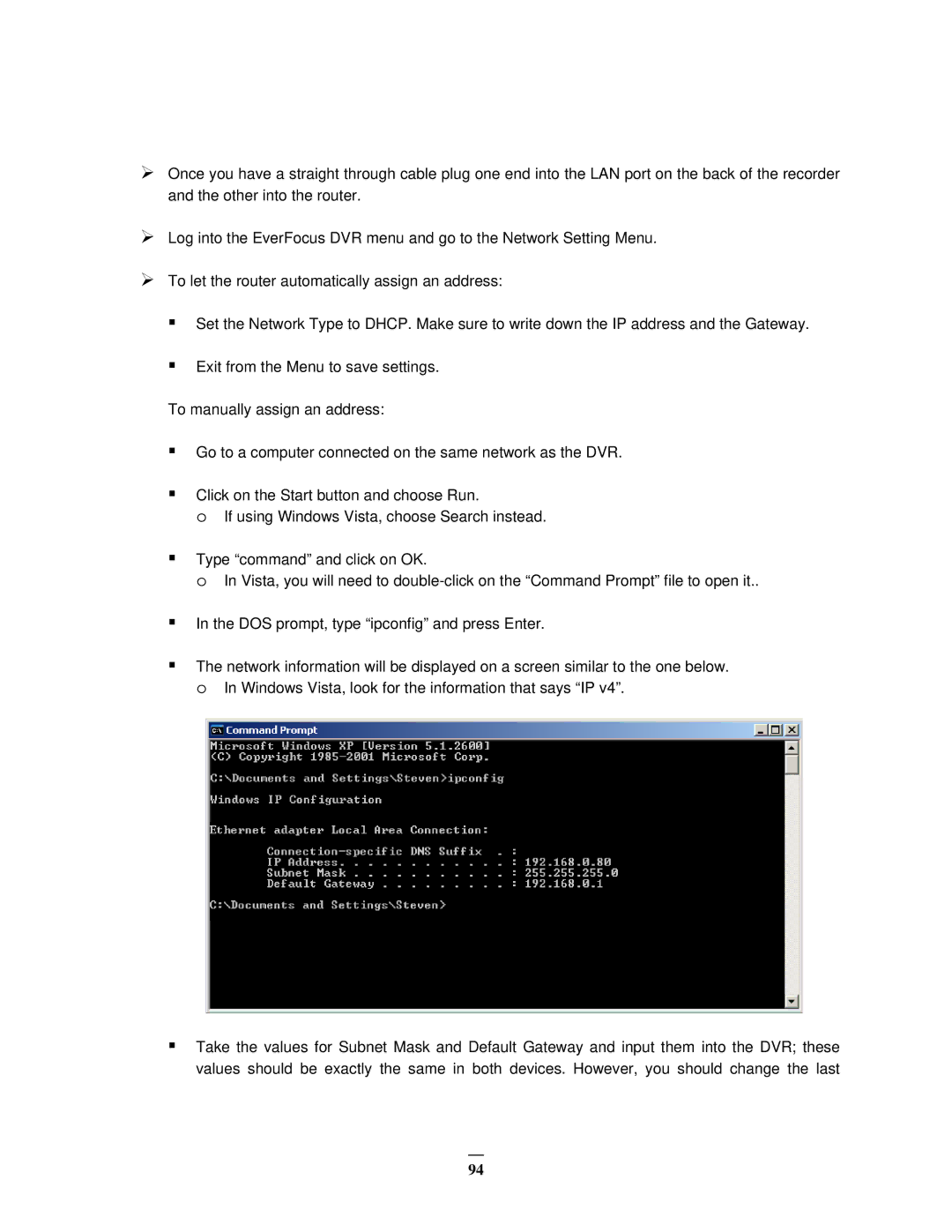 EverFocus EMV400 user manual 